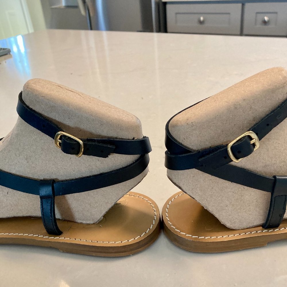 J. Crew Flat Strappy Sandals in vachetta leather - Picture 10 of 12